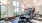 Large well lit fitness center 